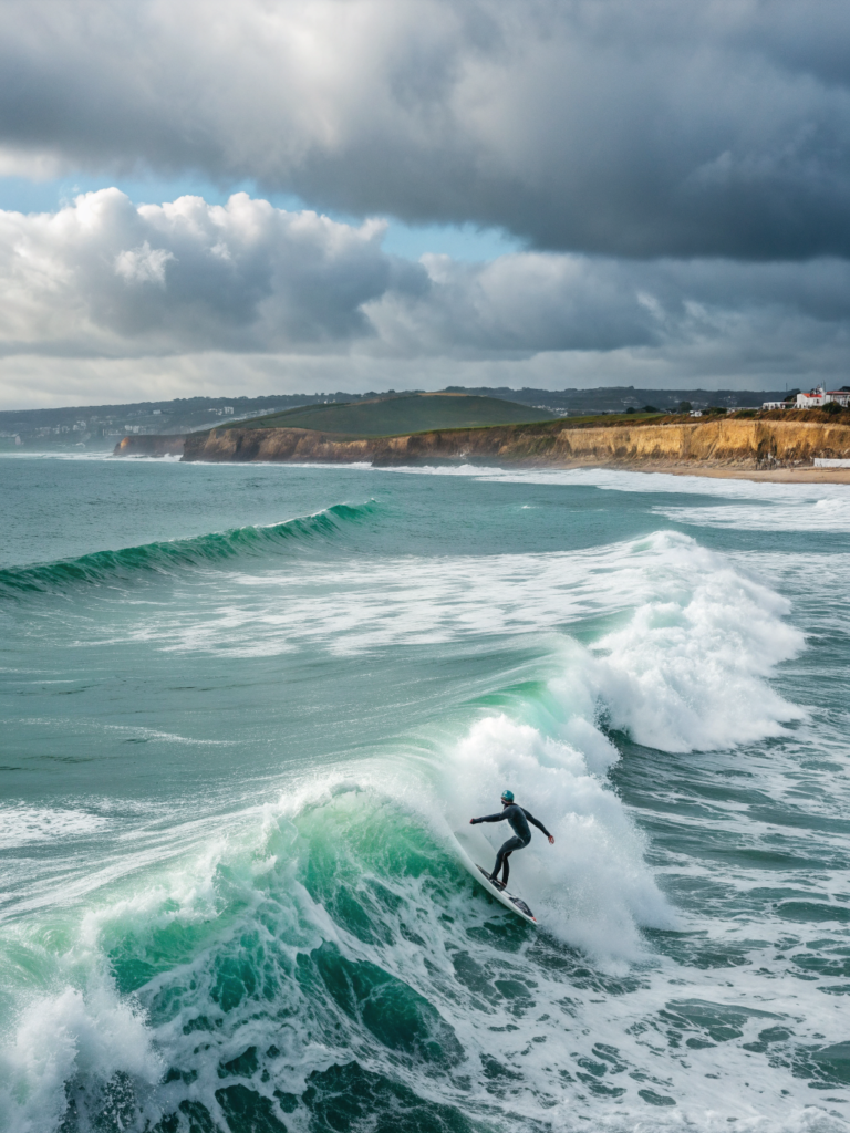 surfing in portugal