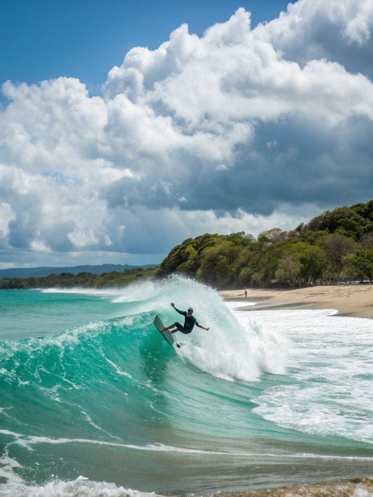 surfing in Costa Rica