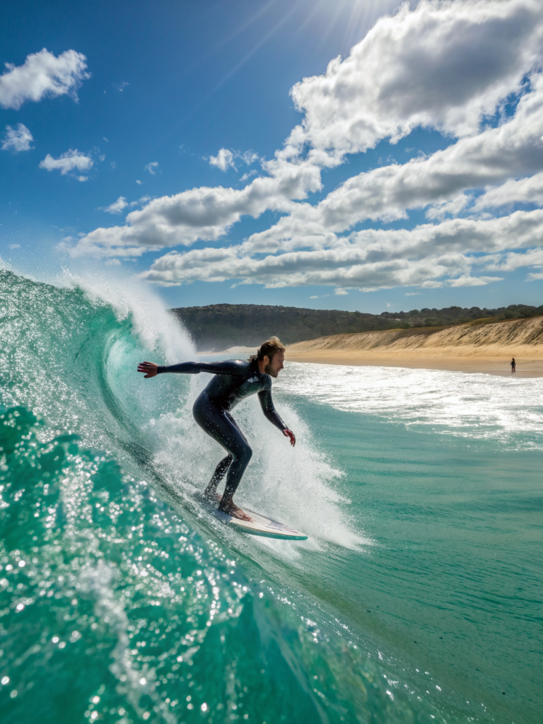 surfing in Australia
