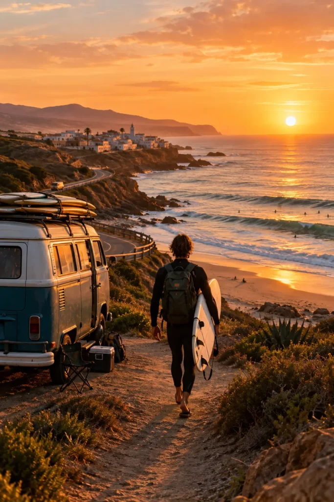 surf roamer sunset