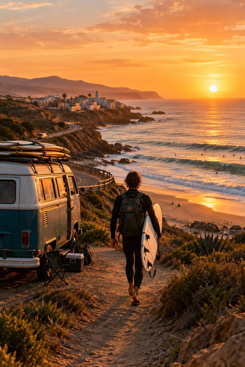surf roamer sunset
